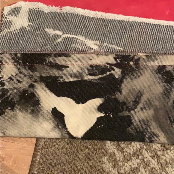 Leather & Denim Custom-Made Clutch - Picture 9 of 16